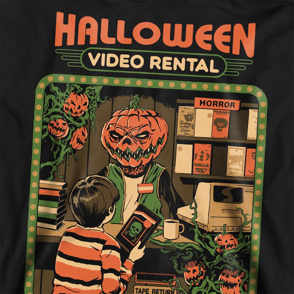 Black - Side - Steven Rhodes Unisex Adult Video Rentals Sweatshirt