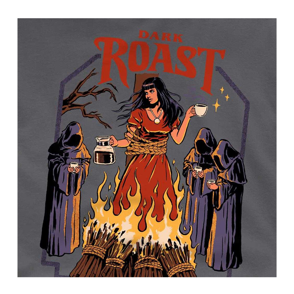Charcoal - Side - Steven Rhodes Unisex Adult Dark Roast T-Shirt