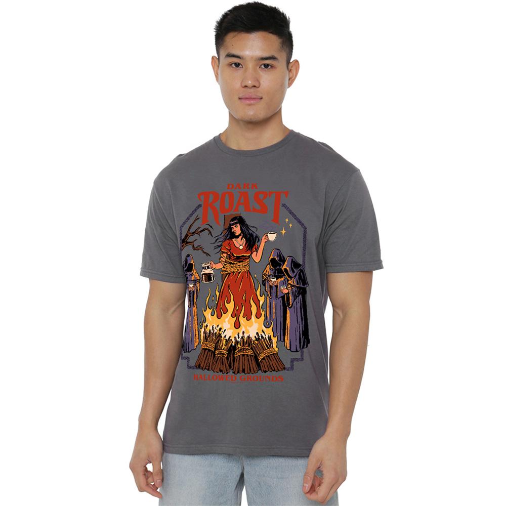 Charcoal - Lifestyle - Steven Rhodes Unisex Adult Dark Roast T-Shirt