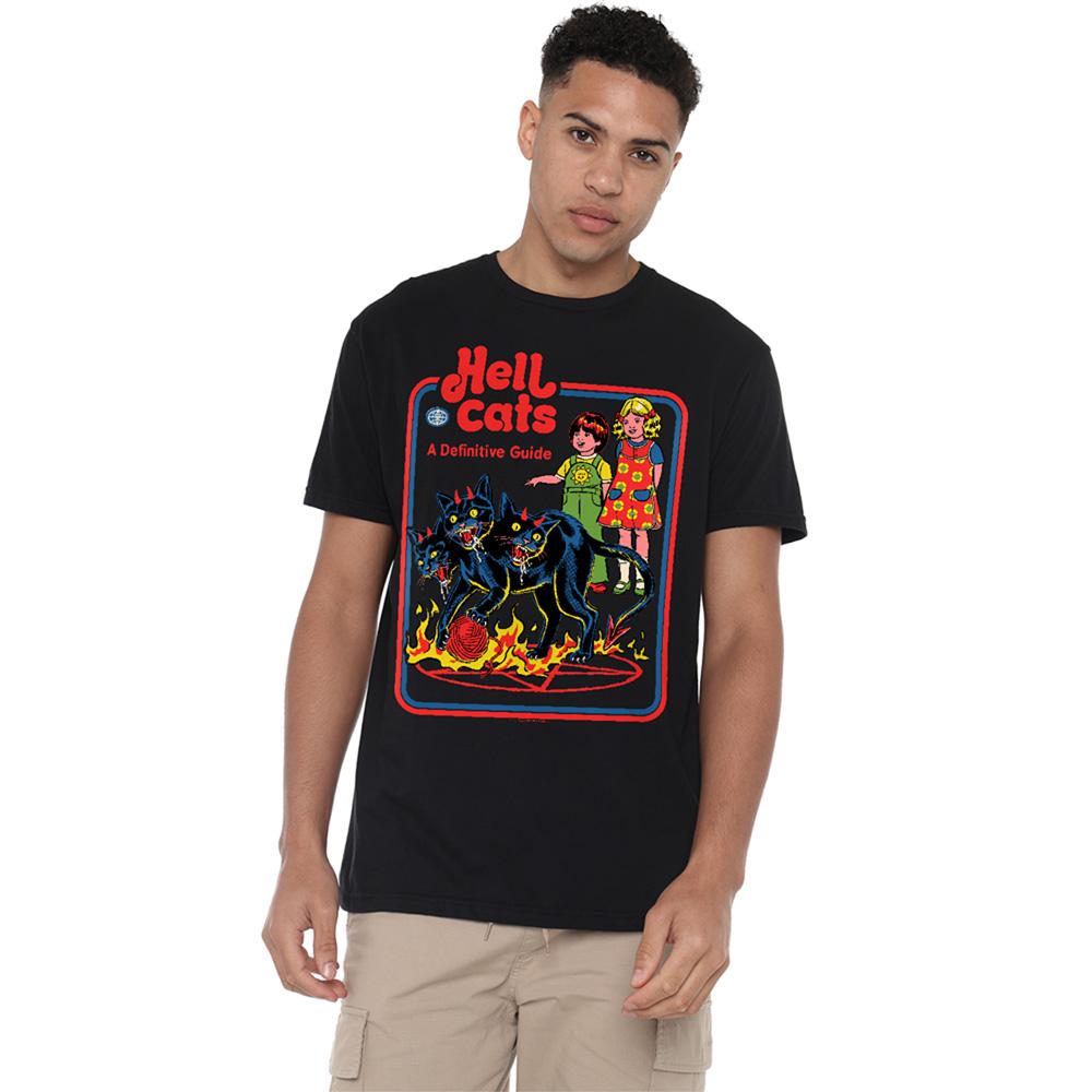 Black - Back - Steven Rhodes Unisex Adult Hell Cats T-Shirt
