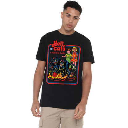 Black - Back - Steven Rhodes Unisex Adult Hell Cats T-Shirt