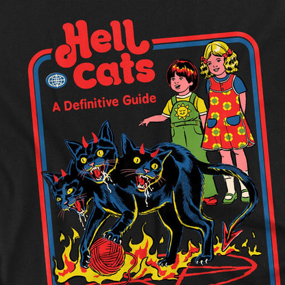 Black - Side - Steven Rhodes Unisex Adult Hell Cats T-Shirt
