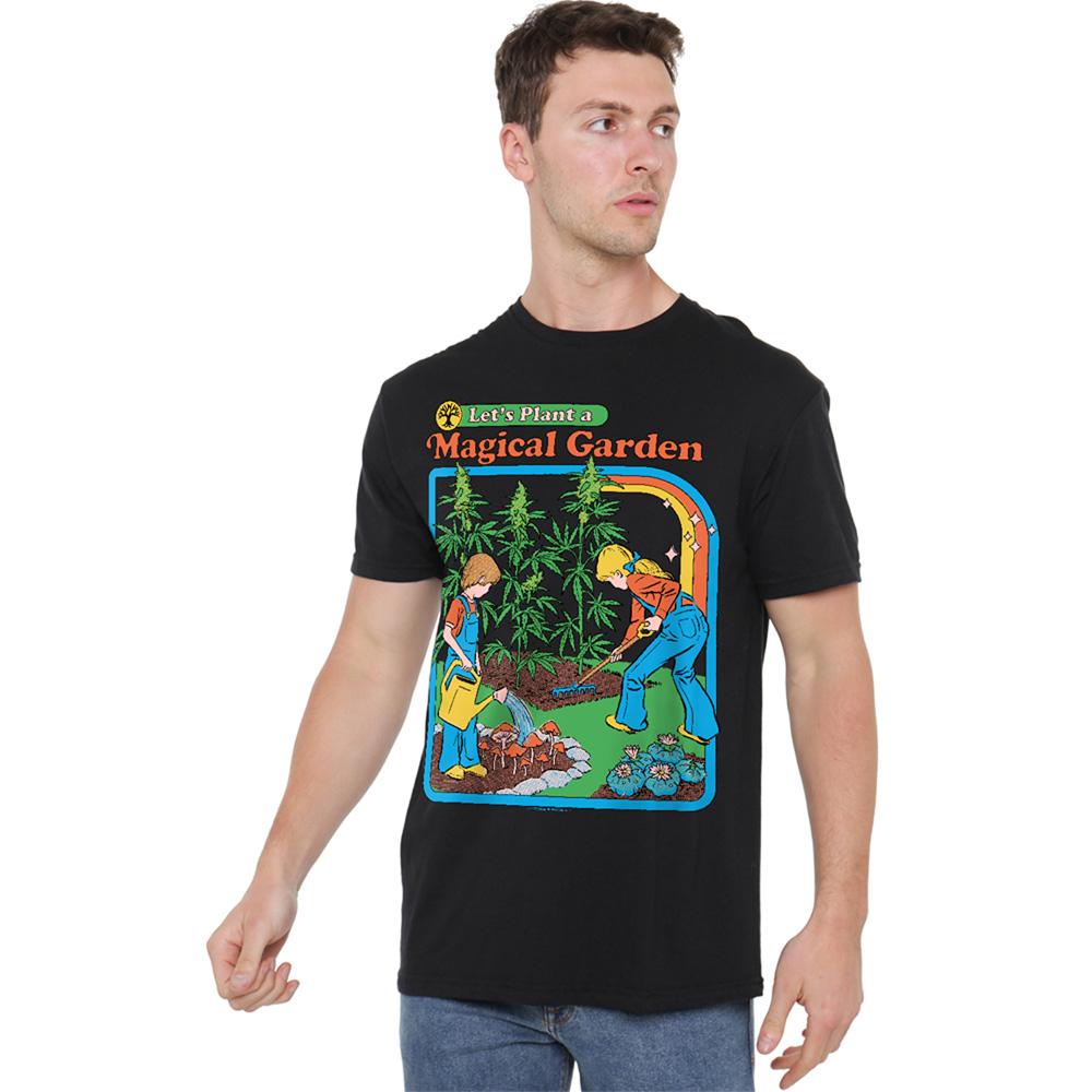 Black - Lifestyle - Steven Rhodes Unisex Adult Magical Garden T-Shirt