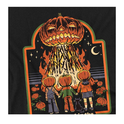 Black - Side - Steven Rhodes Unisex Adult Pumpkin Master T-Shirt