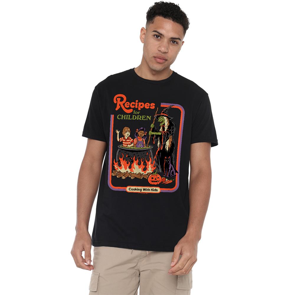 Black - Lifestyle - Steven Rhodes Unisex Adult Recipes For Children T-Shirt