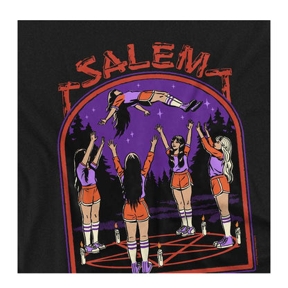 Black - Side - Steven Rhodes Unisex Adult Salem Summer Camp T-Shirt
