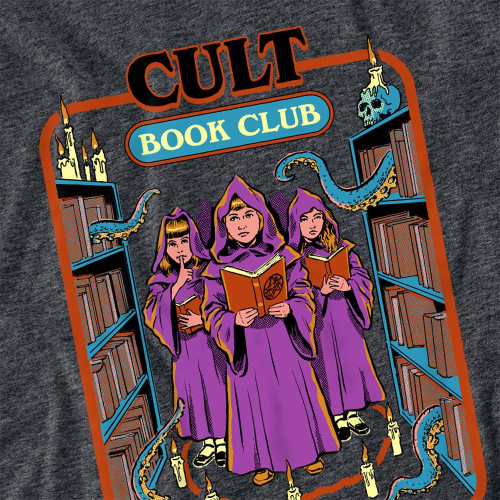 Charcoal - Side - Steven Rhodes Unisex Adult Cult Book Club Heather T-Shirt