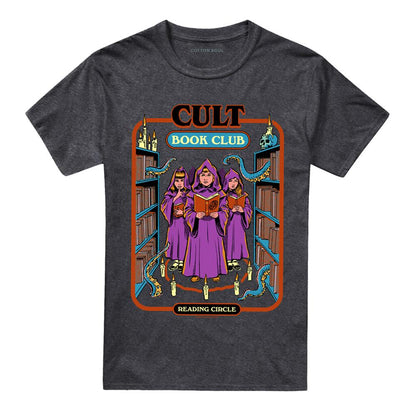 Charcoal - Front - Steven Rhodes Unisex Adult Cult Book Club Heather T-Shirt