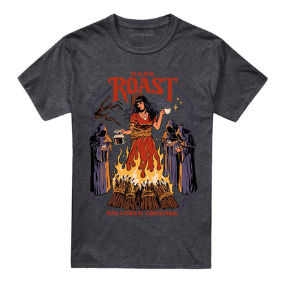 Charcoal - Front - Steven Rhodes Unisex Adult Dark Roast T-Shirt