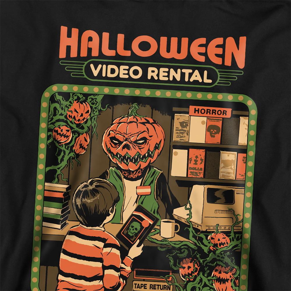 Black - Side - Steven Rhodes Childrens-Kids Video Rentals Hoodie