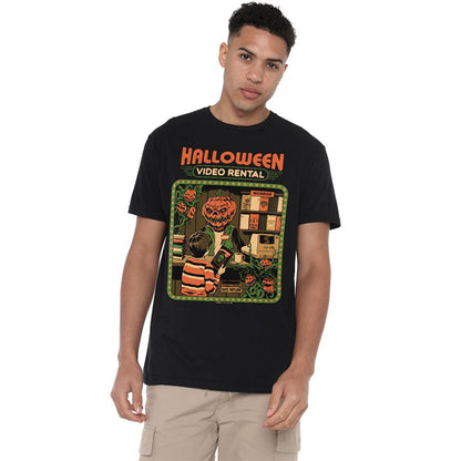 Black - Back - Steven Rhodes Unisex Adult Video Rentals T-Shirt