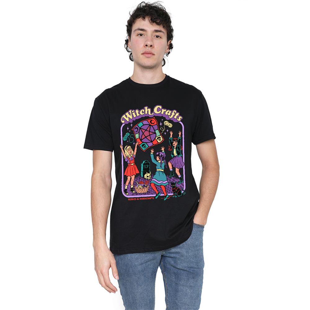 Black - Back - Steven Rhodes Unisex Adult Witch Crafts T-Shirt