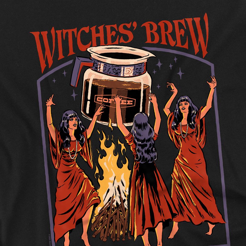 Black - Side - Steven Rhodes Unisex Adult Witches´ Brew T-Shirt