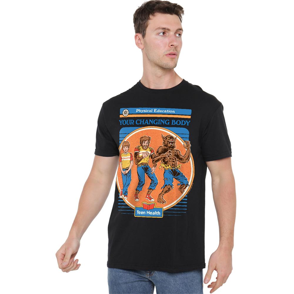 Black - Back - Steven Rhodes Unisex Adult Your Changing Body T-Shirt