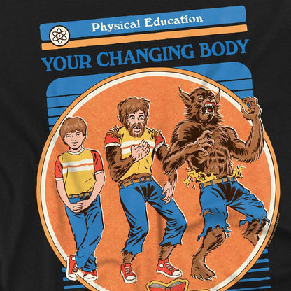Black - Side - Steven Rhodes Unisex Adult Your Changing Body T-Shirt