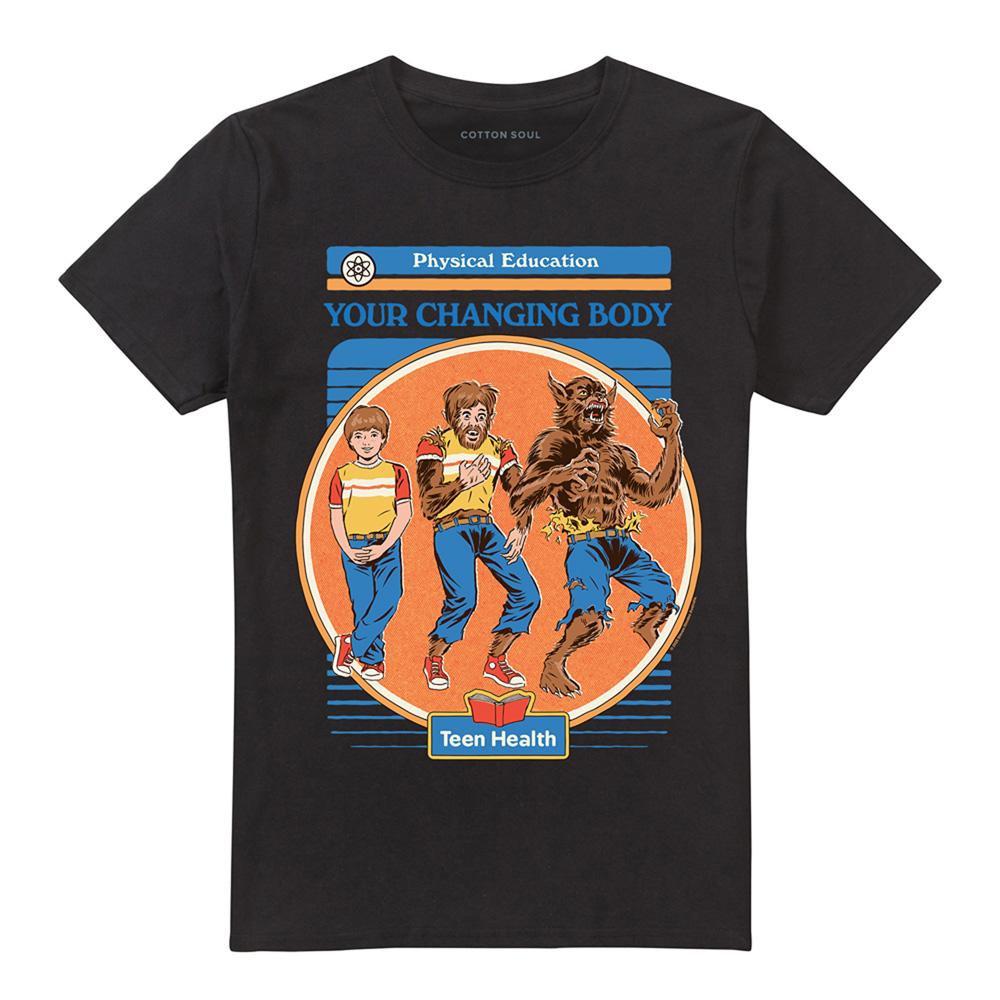 Black - Front - Steven Rhodes Unisex Adult Your Changing Body T-Shirt