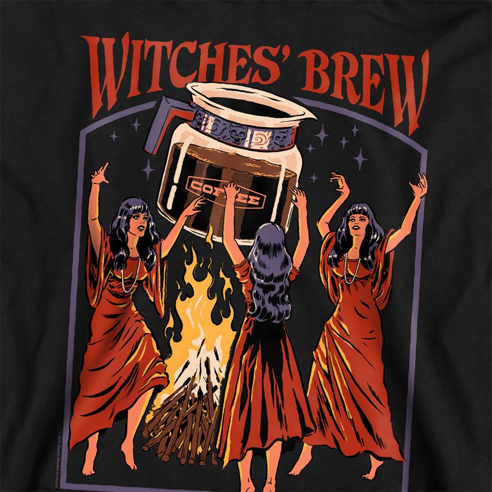 Black - Side - Steven Rhodes Unisex Adult Witches´ Brew Sweatshirt