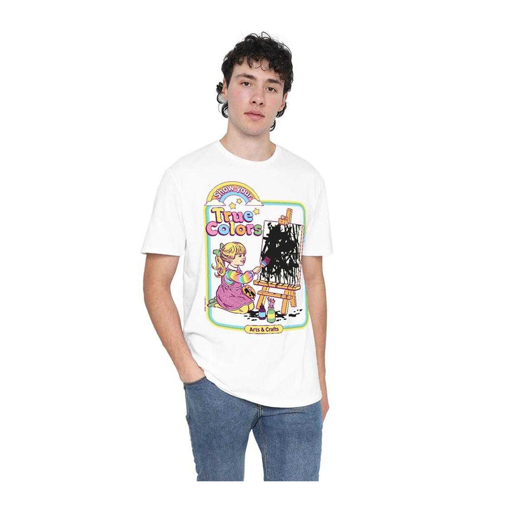 White - Lifestyle - Steven Rhodes Unisex Adult Show Your True Colors T-Shirt