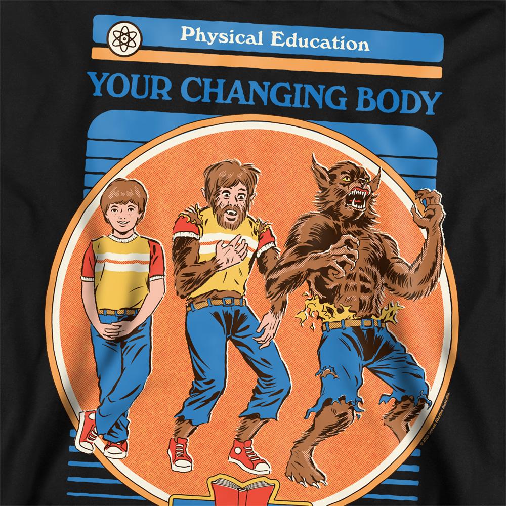 Black - Side - Steven Rhodes Unisex Adult Your Changing Body Sweatshirt