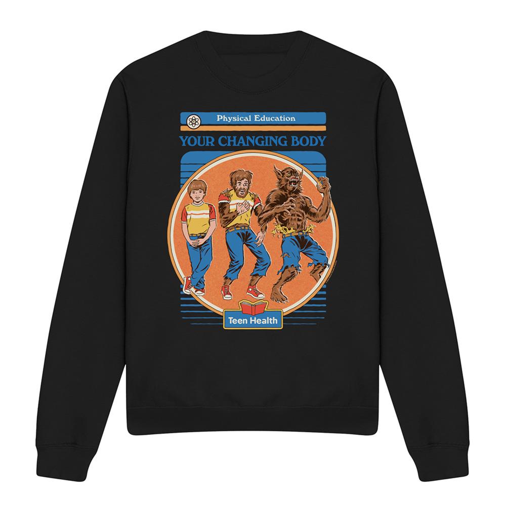 Black - Front - Steven Rhodes Unisex Adult Your Changing Body Sweatshirt