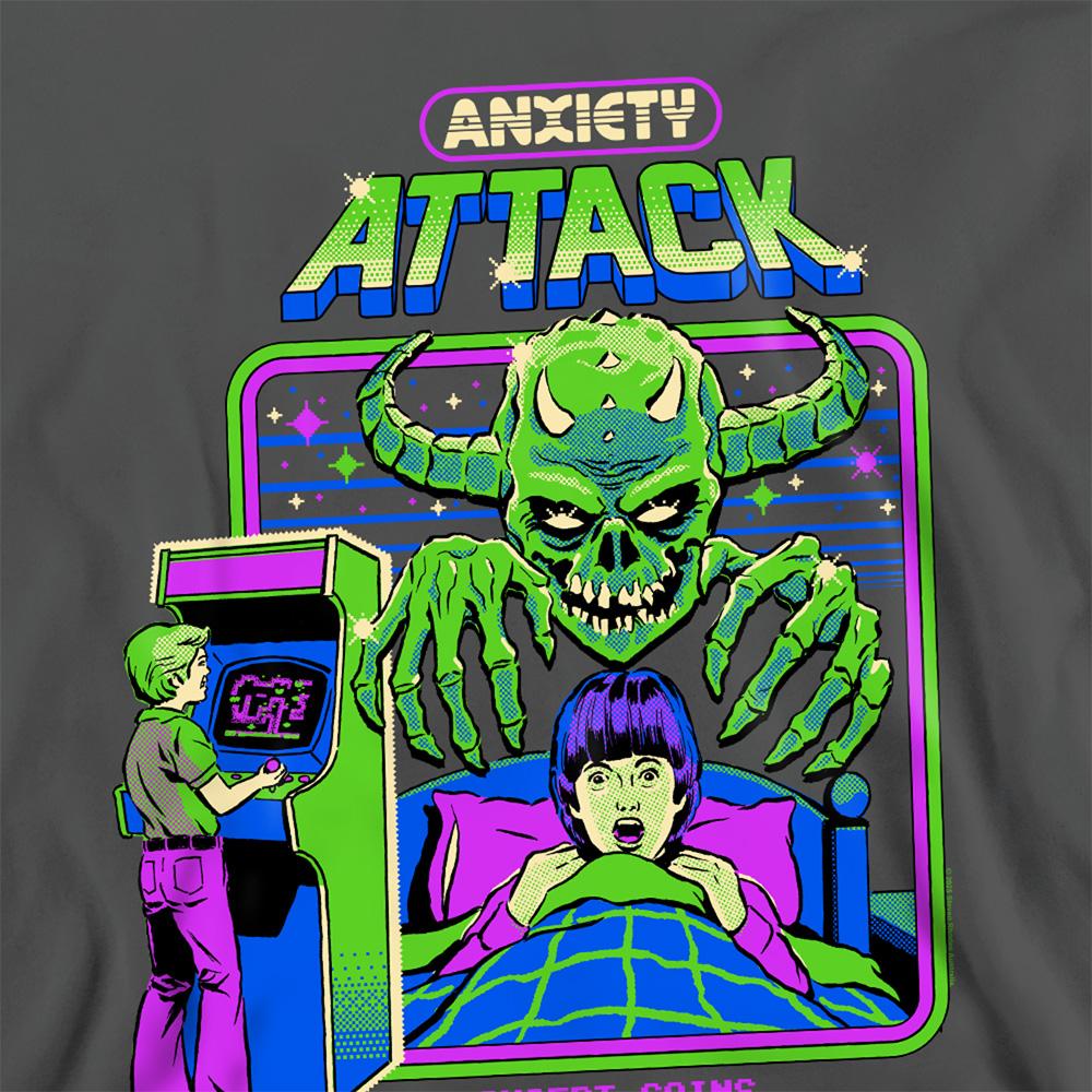 Charcoal - Side - Steven Rhodes Unisex Adult Anxiety Attack Sweatshirt