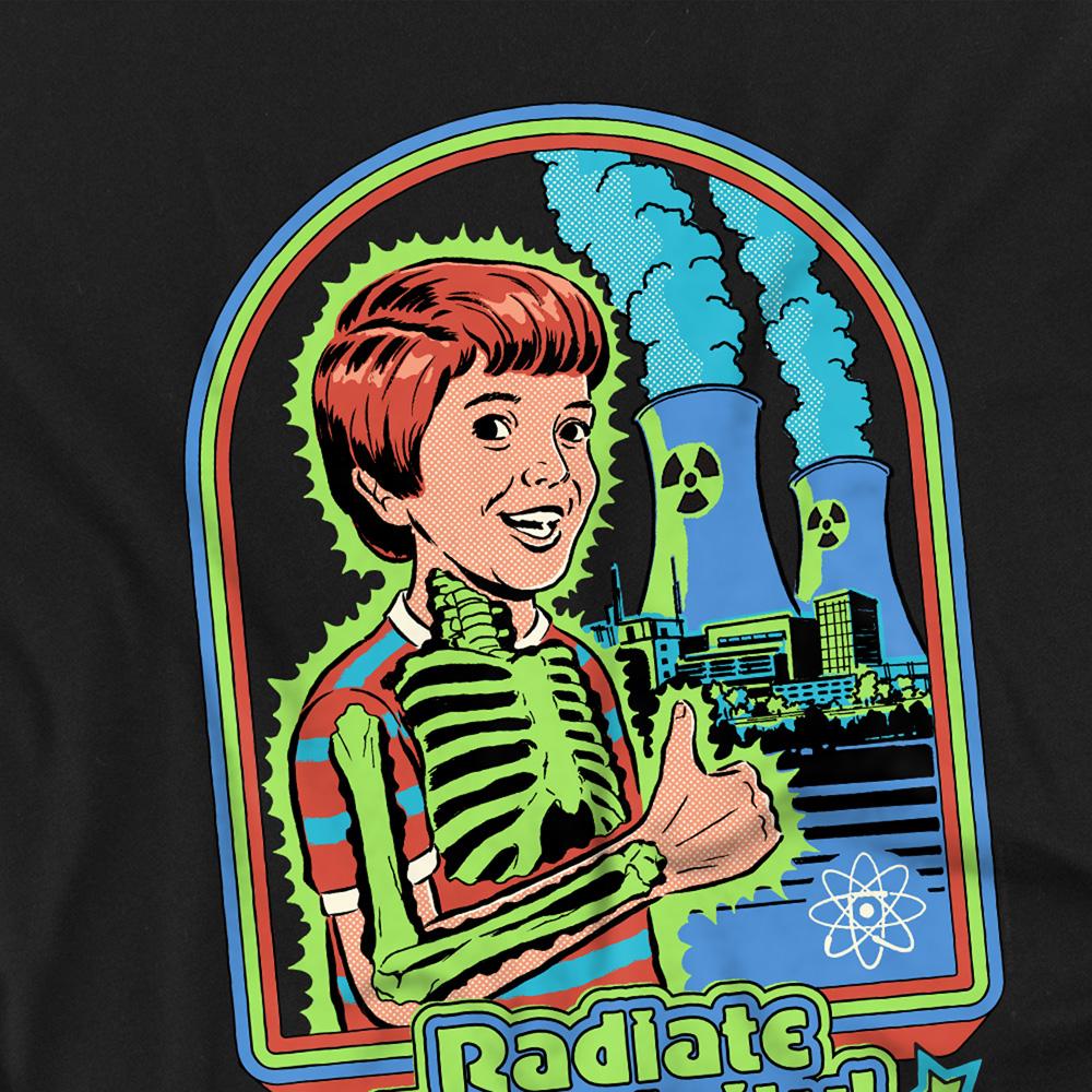 Black - Side - Steven Rhodes Unisex Adult Radiate Positivity T-Shirt