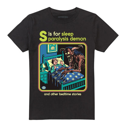 Black - Front - Steven Rhodes Unisex Adult Sleep Paralysis Demon T-Shirt