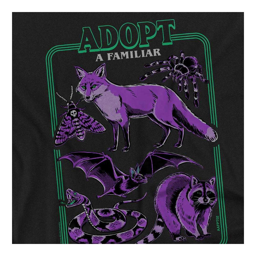 Black - Side - Steven Rhodes Unisex Adult Adopt A Familiar Part 2 Long-Sleeved T-Shirt