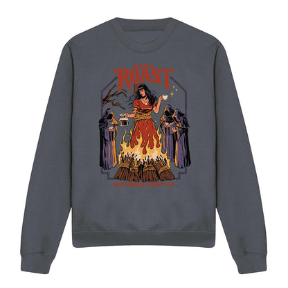 Charcoal - Front - Steven Rhodes Unisex Adult Dark Roast Sweatshirt