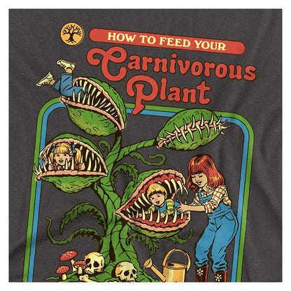Charcoal - Side - Steven Rhodes Unisex Adult Carnivorous Plant Long-Sleeved T-Shirt