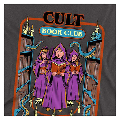 Charcoal - Side - Steven Rhodes Unisex Adult Cult Book Club Long-Sleeved T-Shirt