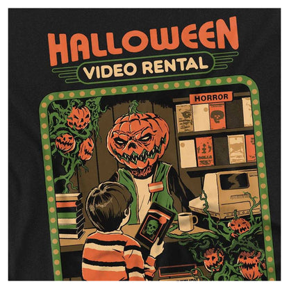 Black - Side - Steven Rhodes Unisex Adult Video Rentals Long-Sleeved T-Shirt