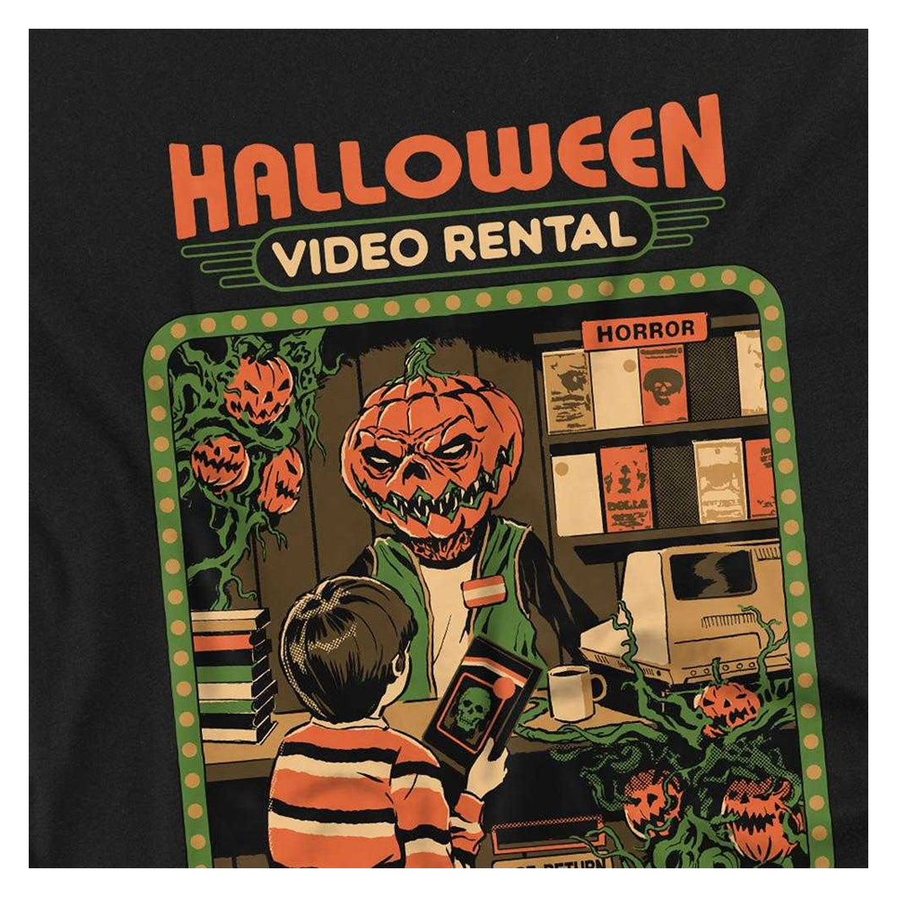 Black - Side - Steven Rhodes Childrens-Kids Video Rentals T-Shirt