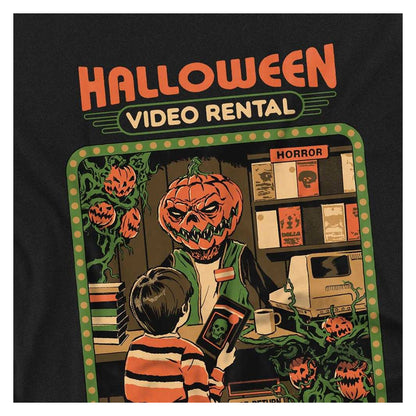 Black - Side - Steven Rhodes Childrens-Kids Video Rentals T-Shirt