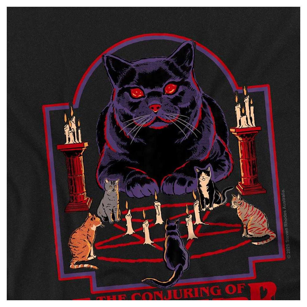 Black - Side - Steven Rhodes Childrens-Kids Lucipurr T-Shirt