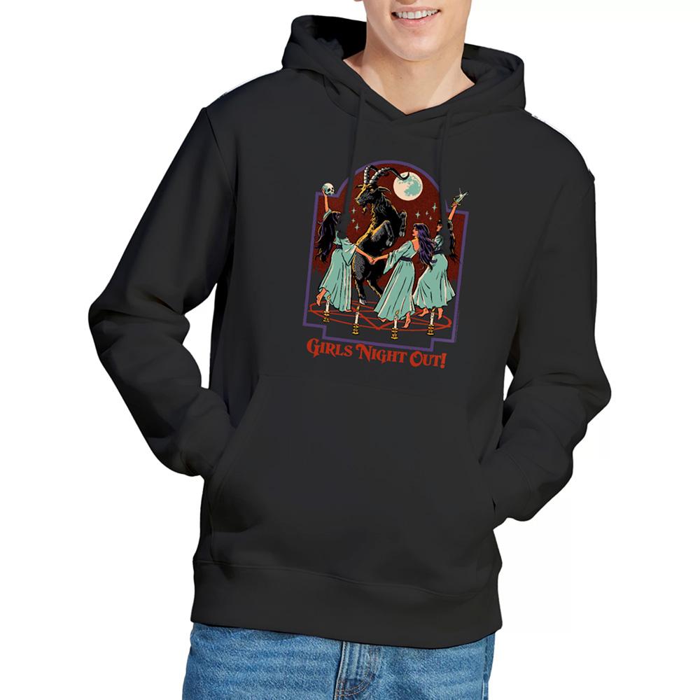 Black - Lifestyle - Steven Rhodes Unisex Adult Girl´s Night Out Hoodie