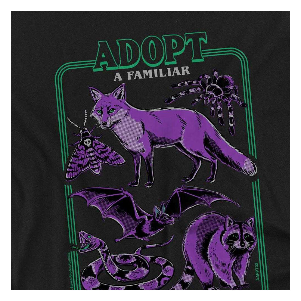 Black - Side - Steven Rhodes Childrens-Kids Adopt A Familiar Part 2 T-Shirt
