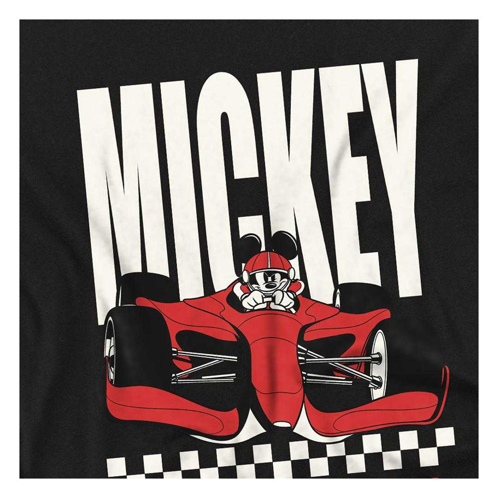 Black - Side - Disney Childrens-Kids Mickey Mouse Poster T-Shirt