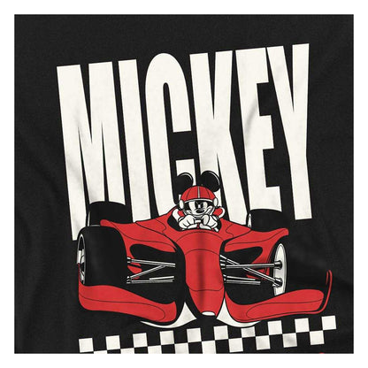 Black - Side - Disney Childrens-Kids Mickey Mouse Poster T-Shirt