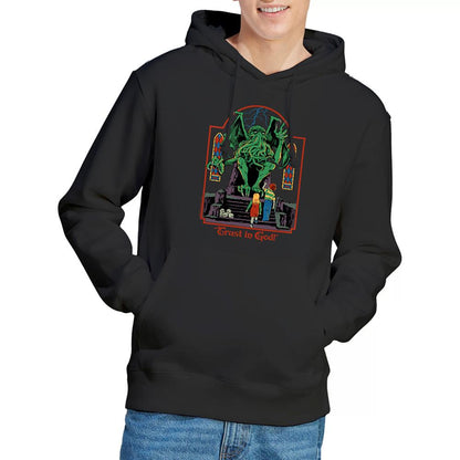 Black - Back - Steven Rhodes Unisex Adult Trust In God Hoodie