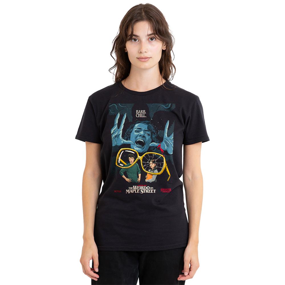 Black - Back - Stranger Things Womens-Ladies Butcher Billy Chapter 2 T-Shirt