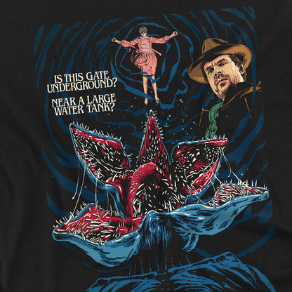 Black - Back - Stranger Things Unisex Adult Butcher Billy Season 1 Chapter 8 Homage Long-Sleeved T-Shirt