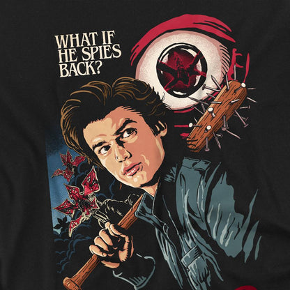 Black - Side - Stranger Things Unisex Adult Butcher Billy Season 2 Chapter 6 T-Shirt