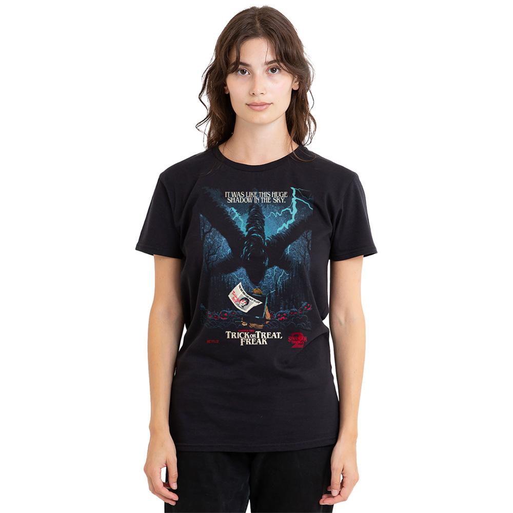 Black - Back - Stranger Things 2 Womens-Ladies Butcher Billy Chapter 2 T-Shirt