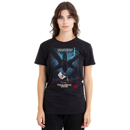 Black - Back - Stranger Things 2 Womens-Ladies Butcher Billy Chapter 2 T-Shirt