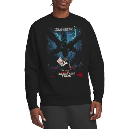 Black - Back - Stranger Things 2 Unisex Adult Butcher Billy Chapter 2 Sweatshirt