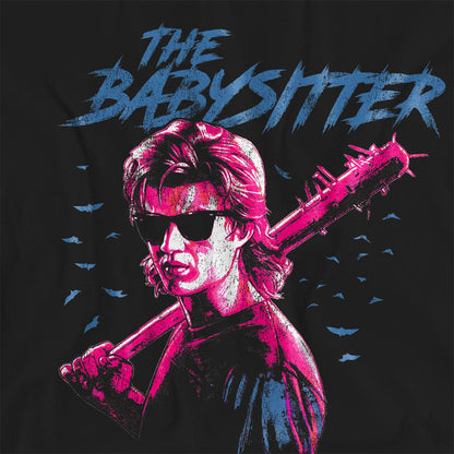 Black - Side - Stranger Things Womens-Ladies The Babysitter T-Shirt