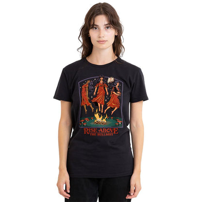 Black - Lifestyle - Steven Rhodes Womens-Ladies Rise Above The Bullshit T-Shirt