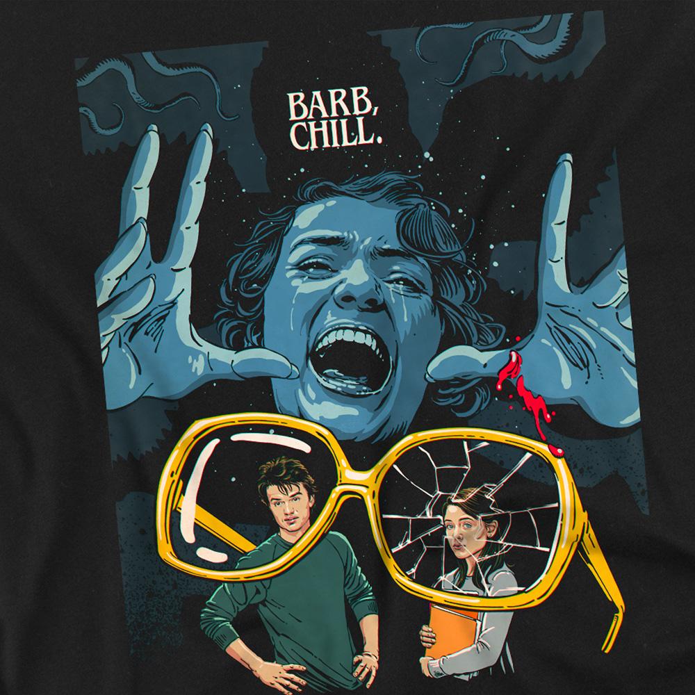 Black - Side - Stranger Things Unisex Adult Butcher Billy Season 1 Chapter 2 Homage T-Shirt