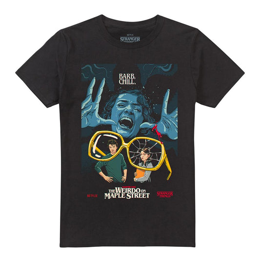 Black - Front - Stranger Things Unisex Adult Butcher Billy Season 1 Chapter 2 Homage T-Shirt